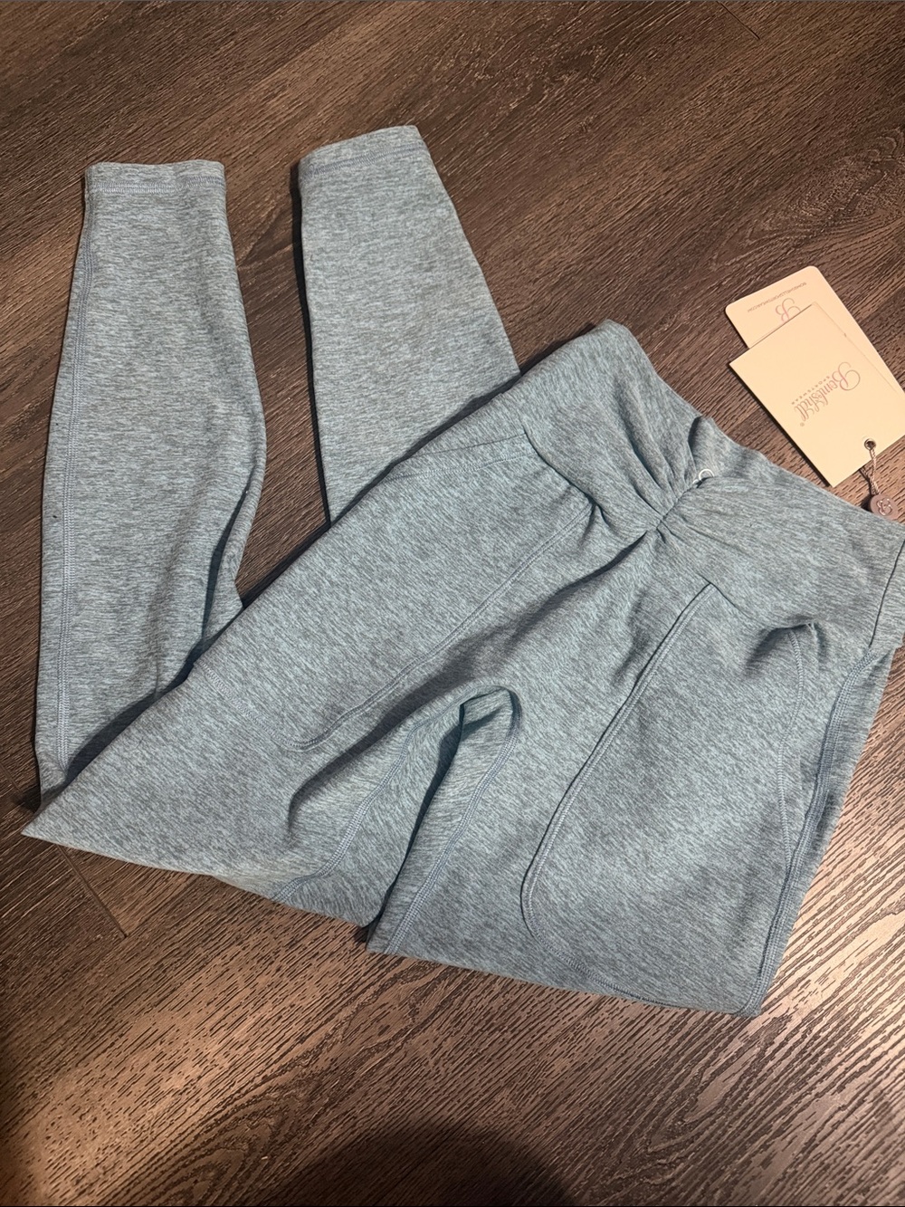 Bombshell sportswear heathered blue leggings